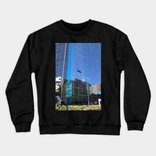 Streetscape Reflections (1), Rio de Janeiro, Brazil. Crewneck Sweatshirt